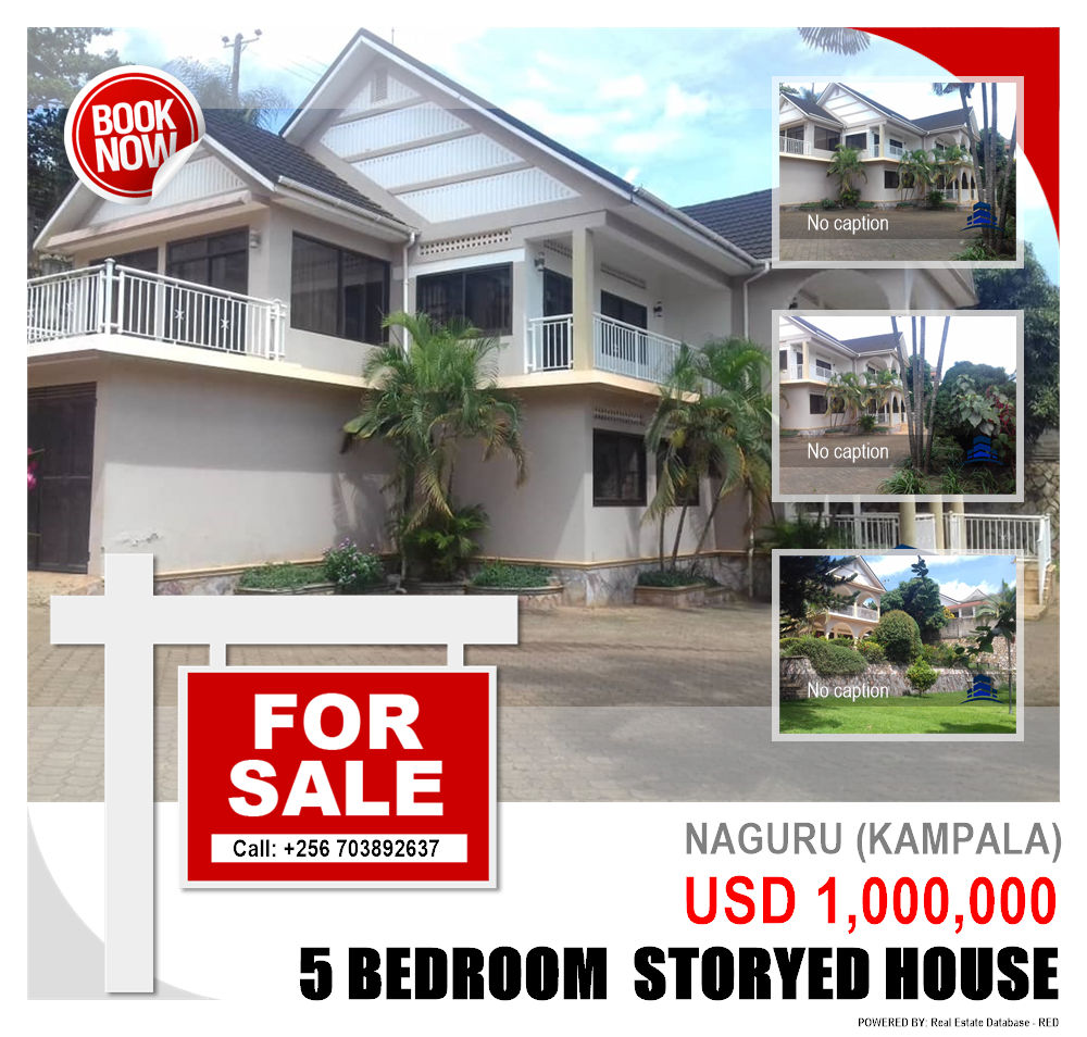 5 bedroom Storeyed house  for sale in Naguru Kampala Uganda, code: 91548