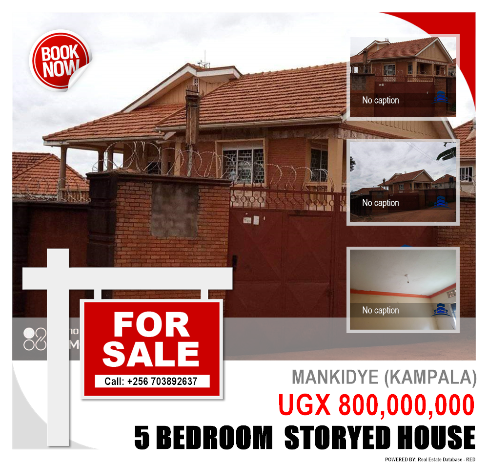 5 bedroom Storeyed house  for sale in Makindye Kampala Uganda, code: 91553