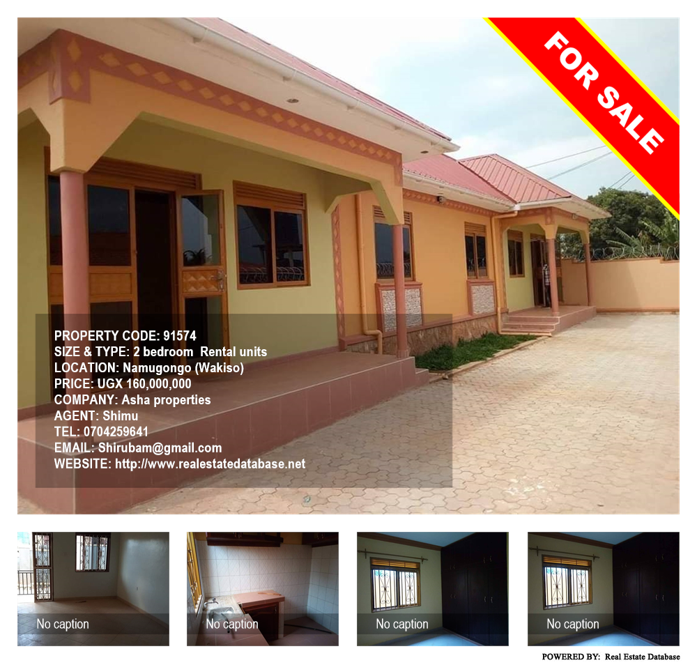 2 bedroom Rental units  for sale in Namugongo Wakiso Uganda, code: 91574