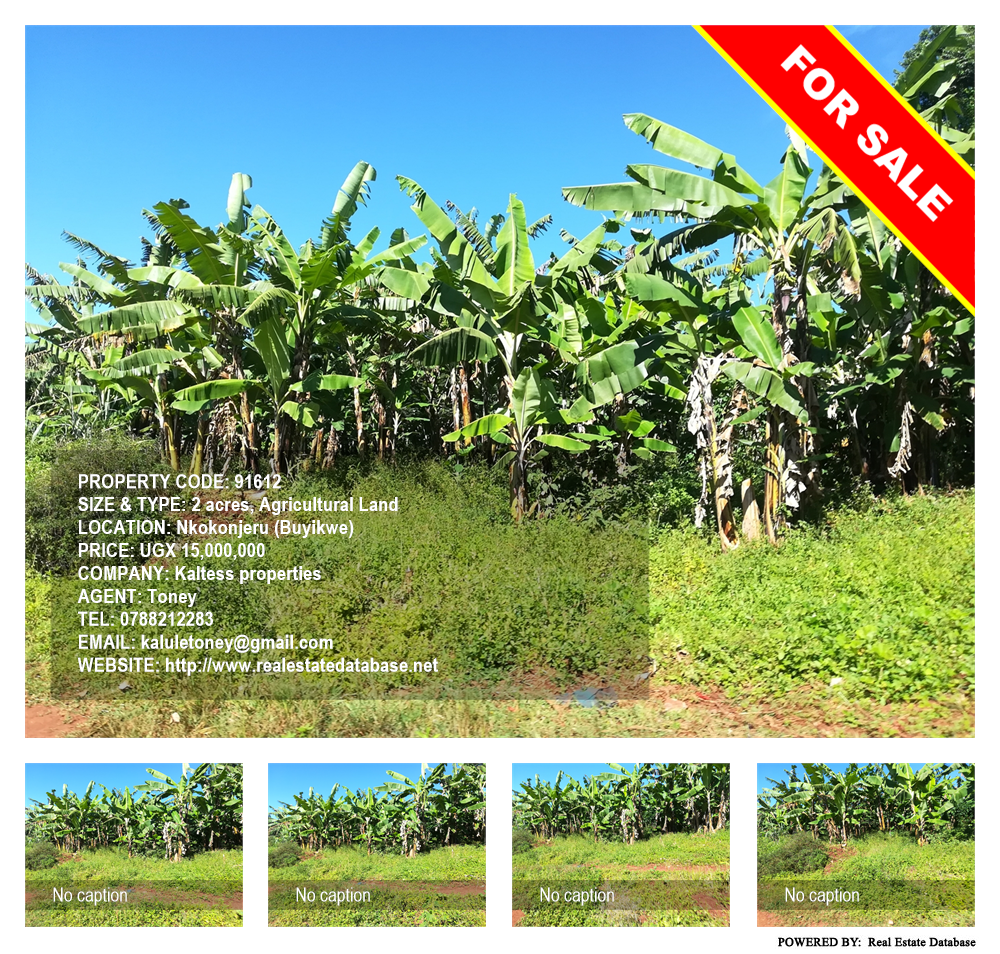 Agricultural Land  for sale in Nkokonjeru Buyikwe Uganda, code: 91612