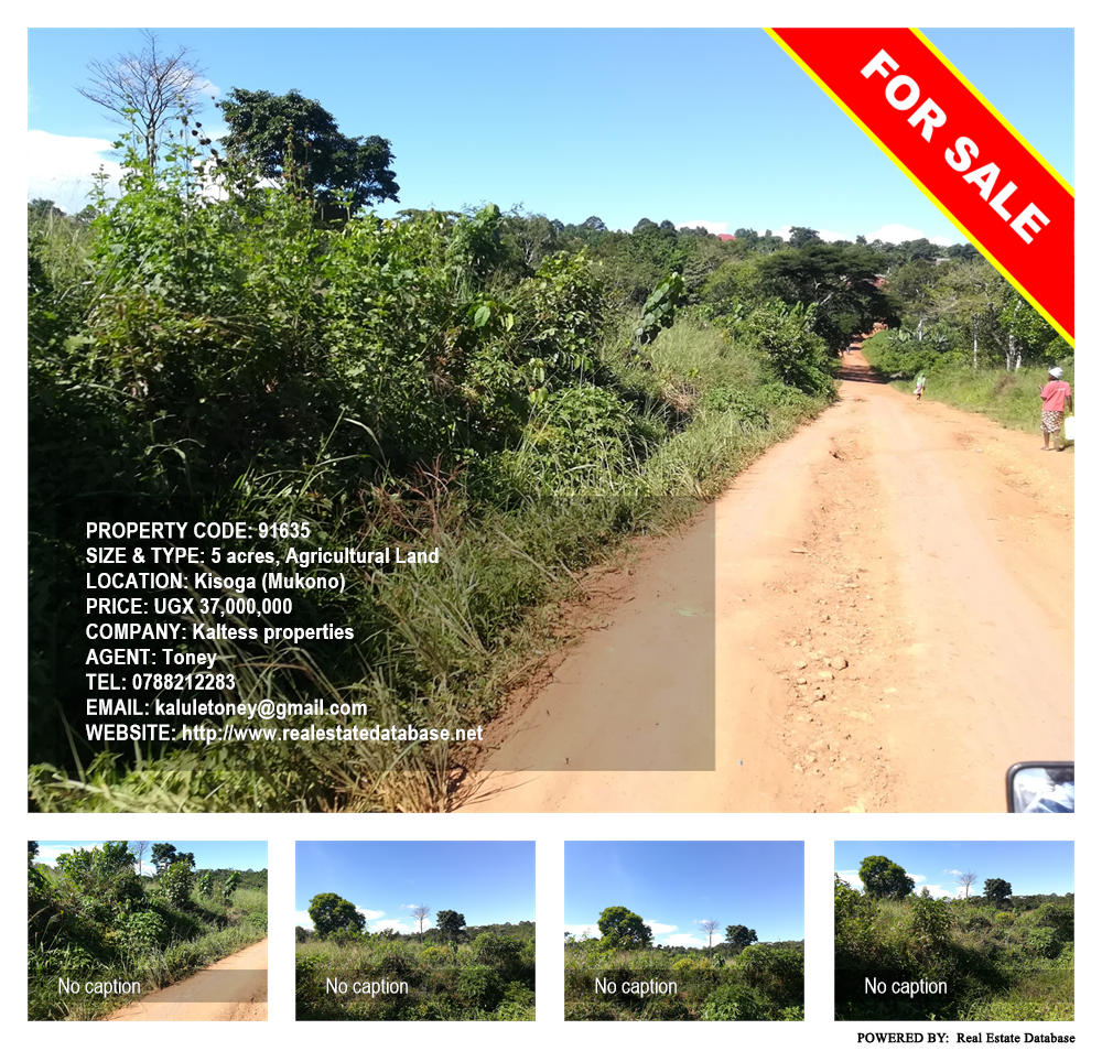 Agricultural Land  for sale in Kisoga Mukono Uganda, code: 91635