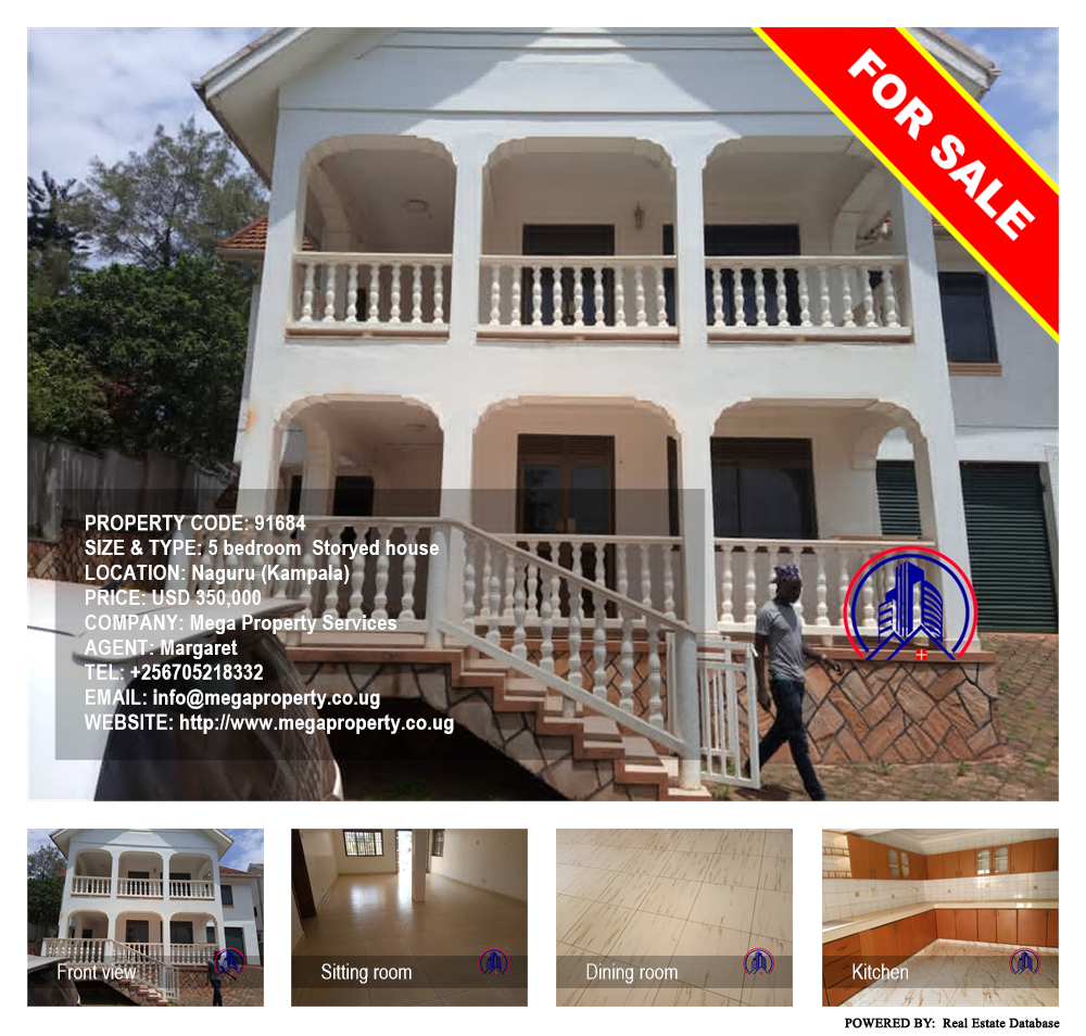 5 bedroom Storeyed house  for sale in Naguru Kampala Uganda, code: 91684