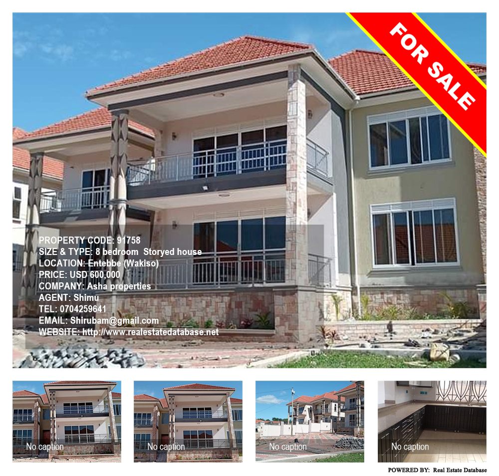 8 bedroom Storeyed house  for sale in Entebbe Wakiso Uganda, code: 91758