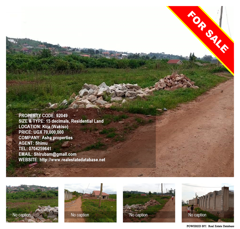 Residential Land  for sale in Kira Wakiso Uganda, code: 92049
