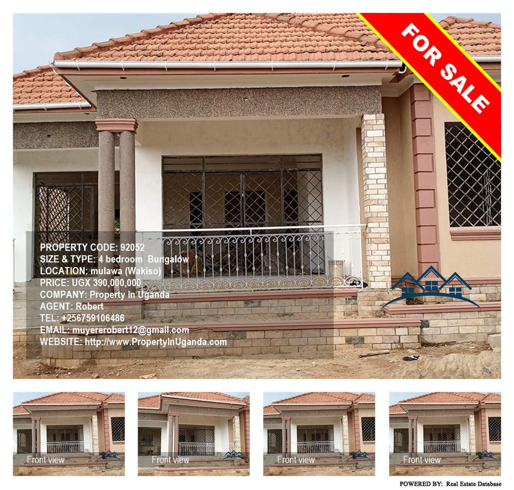 4 bedroom Bungalow  for sale in Mulawa Wakiso Uganda, code: 92052