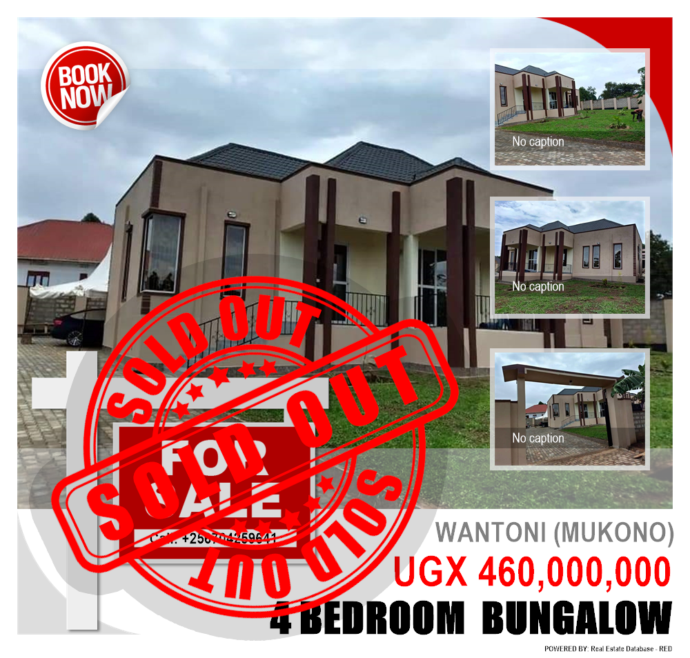 4 bedroom Bungalow  for sale in Wantoni Mukono Uganda, code: 92244