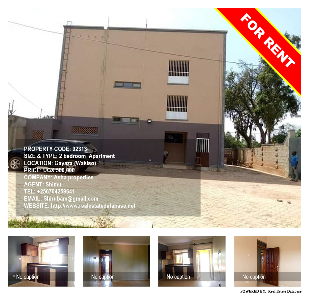 2 bedroom Apartment  for rent in Gayaza Wakiso Uganda, code: 92313
