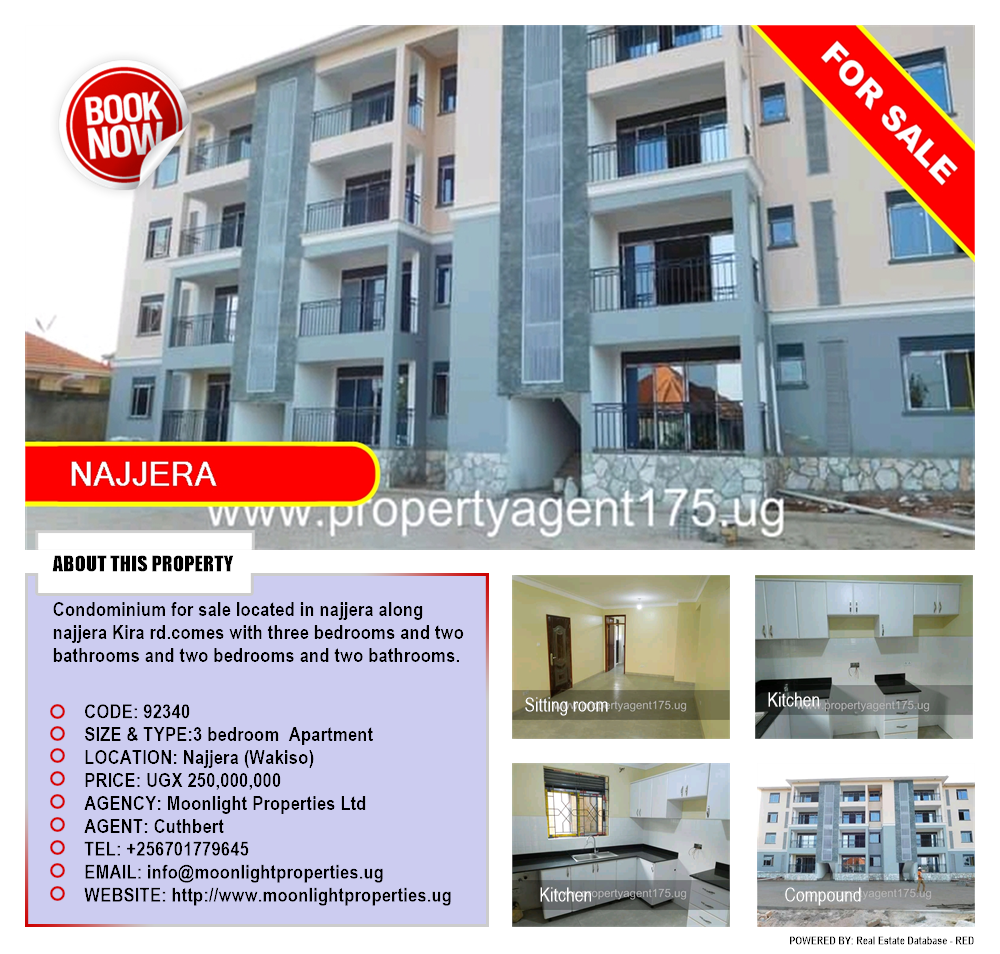 3 bedroom Apartment  for sale in Najjera Wakiso Uganda, code: 92340