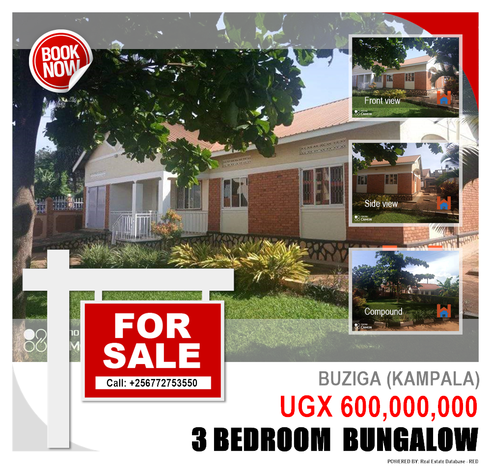 3 bedroom Bungalow  for sale in Buziga Kampala Uganda, code: 92424