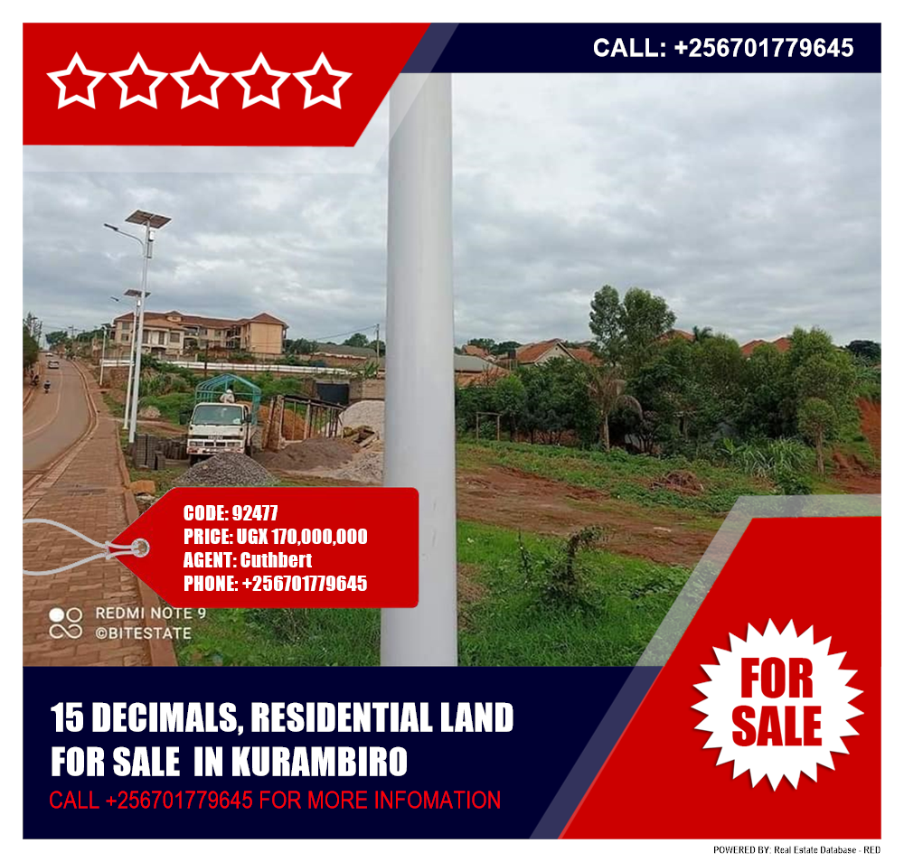 Residential Land  for sale in Kulambilo Wakiso Uganda, code: 92477