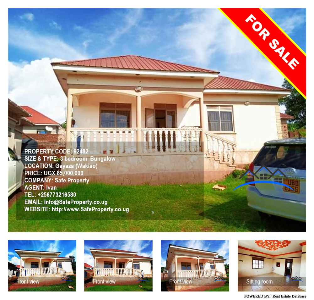 3 bedroom Bungalow  for sale in Gayaza Wakiso Uganda, code: 92482