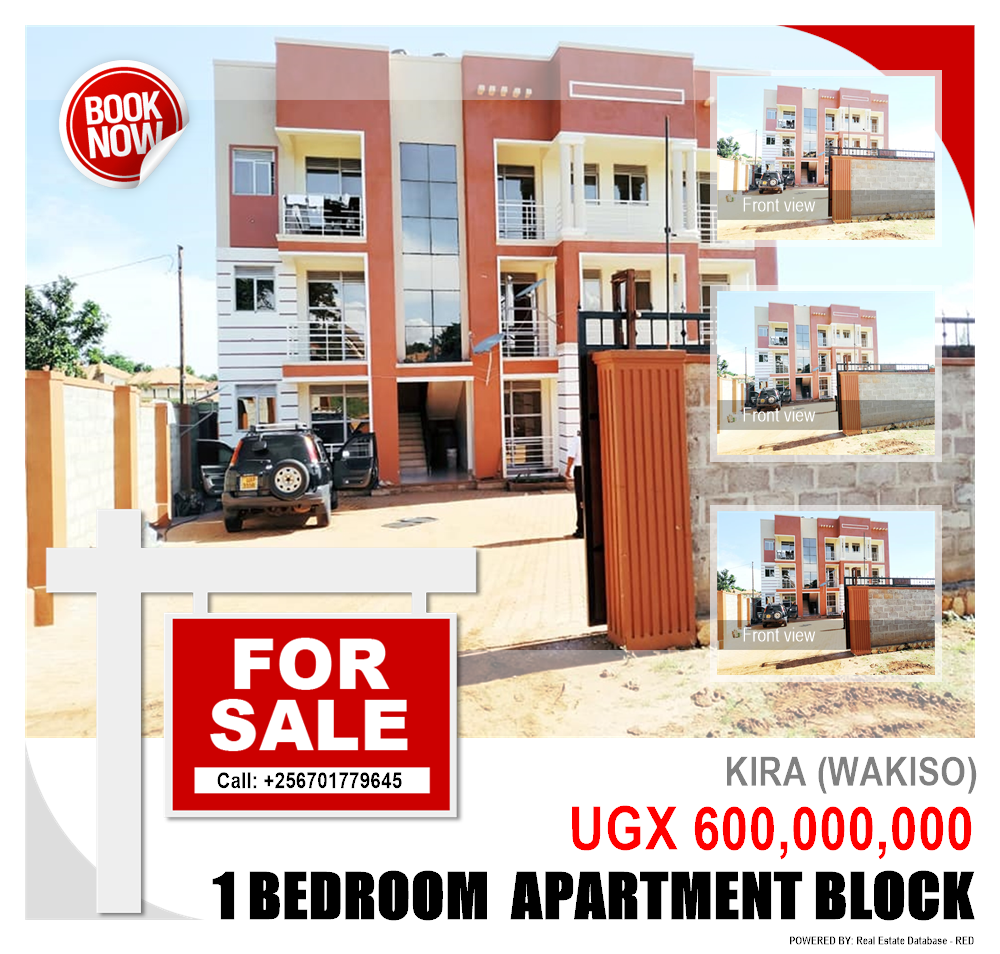1 bedroom Apartment block  for sale in Kira Wakiso Uganda, code: 92492