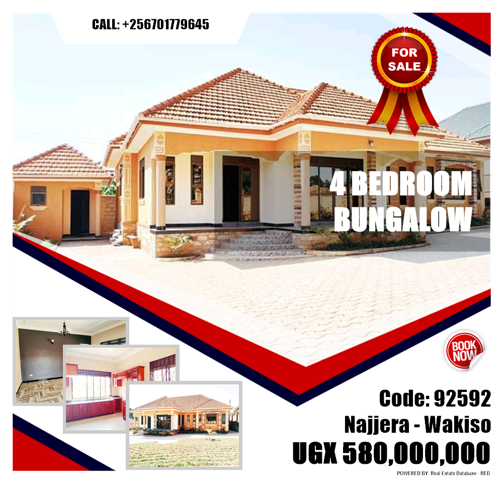 4 bedroom Bungalow  for sale in Najjera Wakiso Uganda, code: 92592