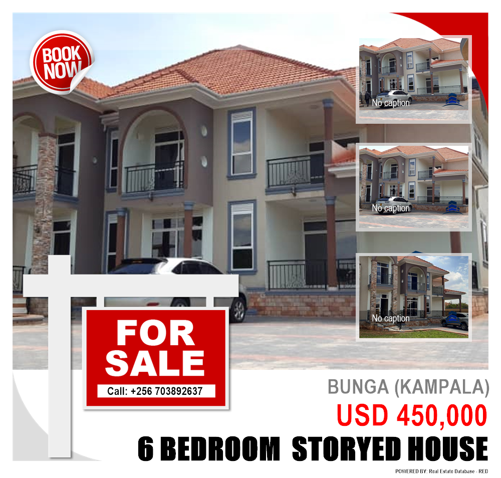 6 bedroom Storeyed house  for sale in Bbunga Kampala Uganda, code: 92621