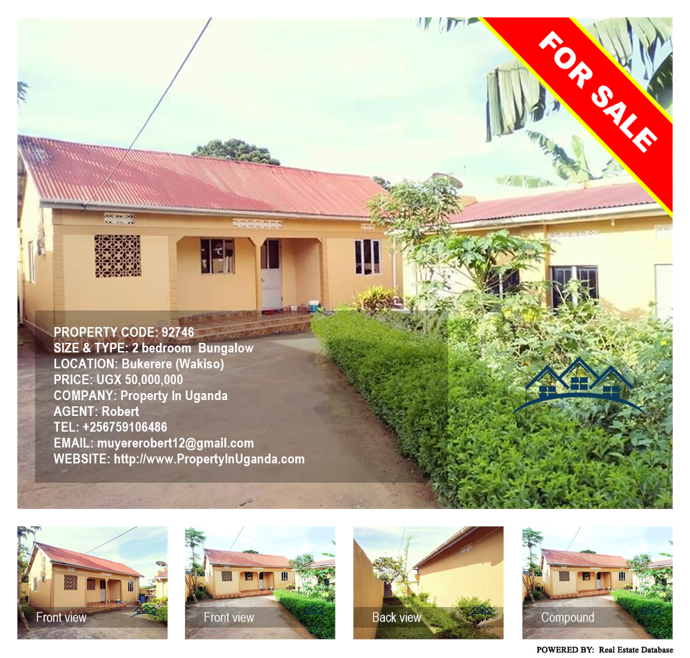 2 bedroom Bungalow  for sale in Bukeelele Wakiso Uganda, code: 92746
