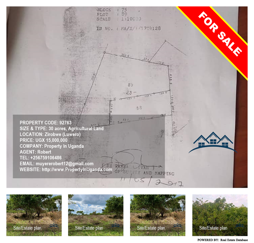 Agricultural Land  for sale in Ziloobwe Luweero Uganda, code: 92763