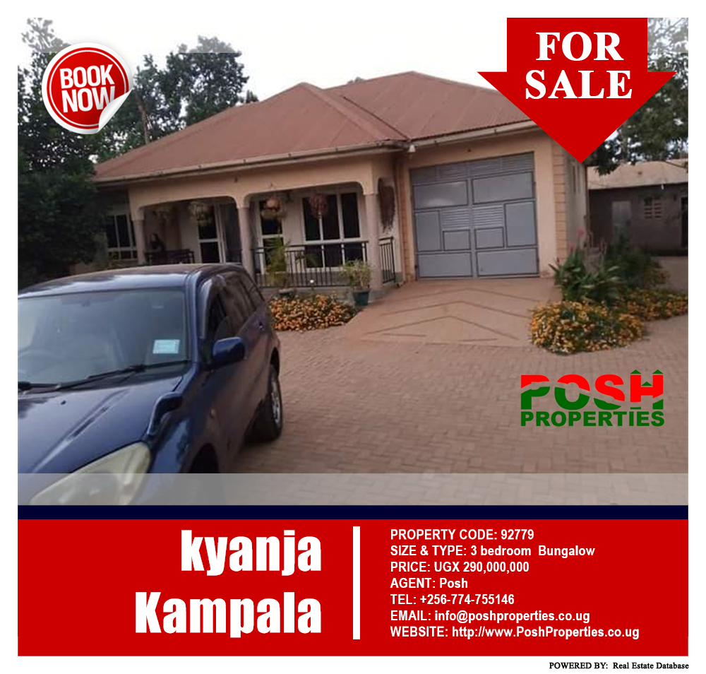 3 bedroom Bungalow  for sale in Kyanja Kampala Uganda, code: 92779