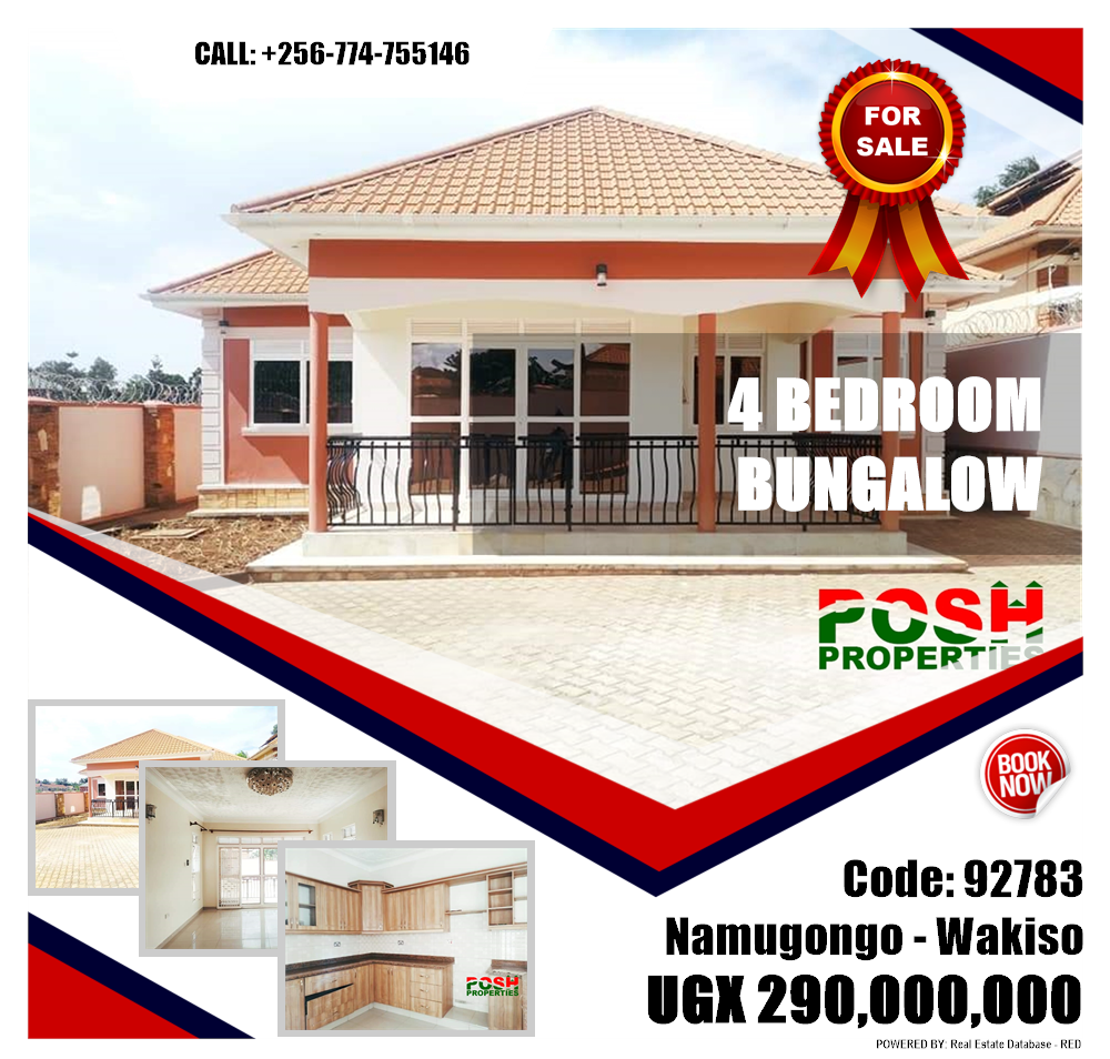4 bedroom Bungalow  for sale in Namugongo Wakiso Uganda, code: 92783