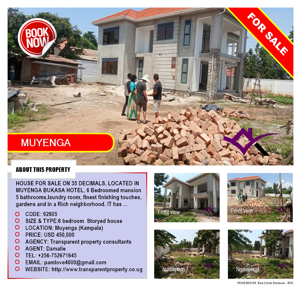 6 bedroom Storeyed house  for sale in Muyenga Kampala Uganda, code: 92805