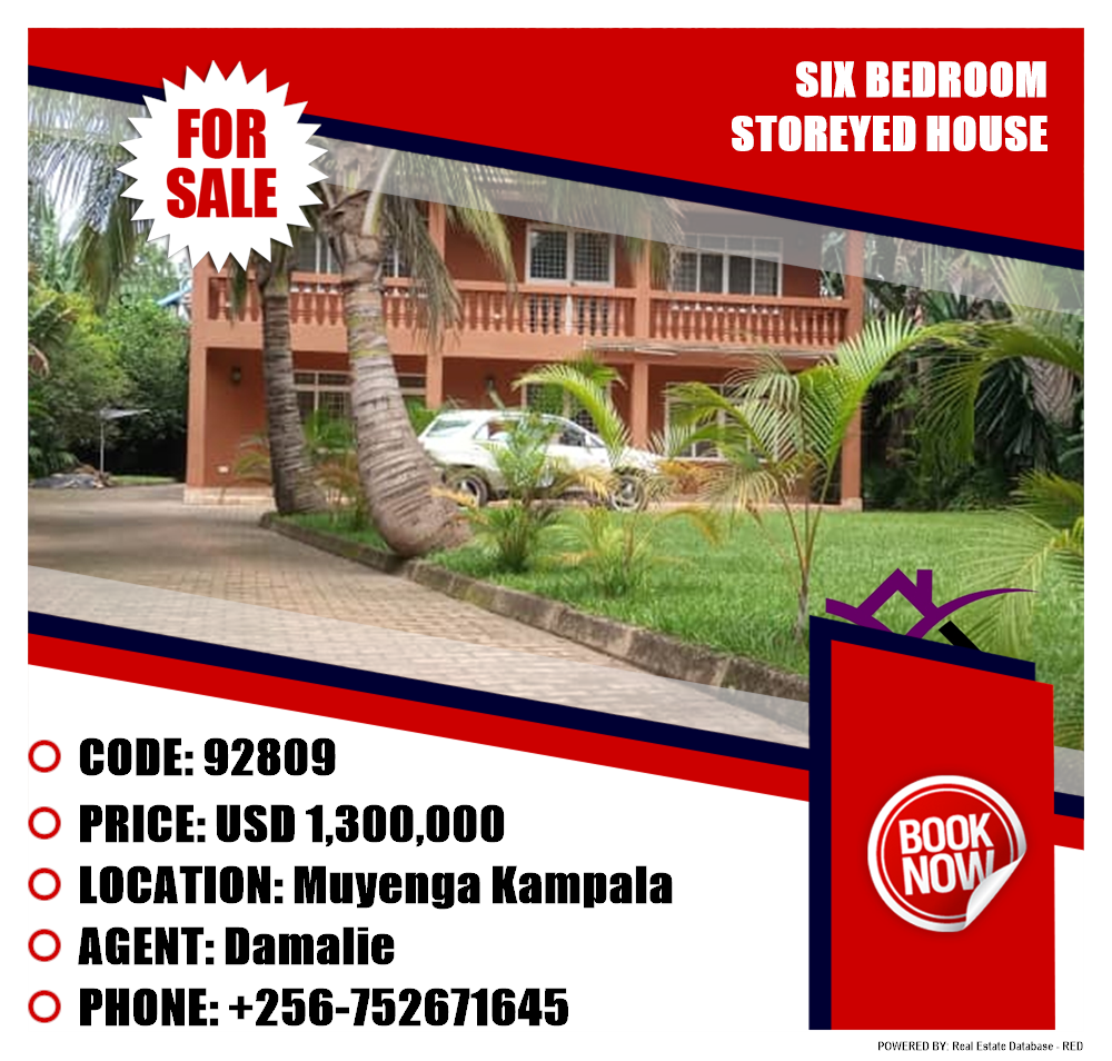 6 bedroom Storeyed house  for sale in Muyenga Kampala Uganda, code: 92809
