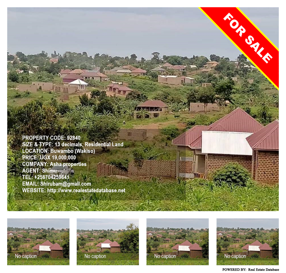 Residential Land  for sale in Buwambo Wakiso Uganda, code: 92840