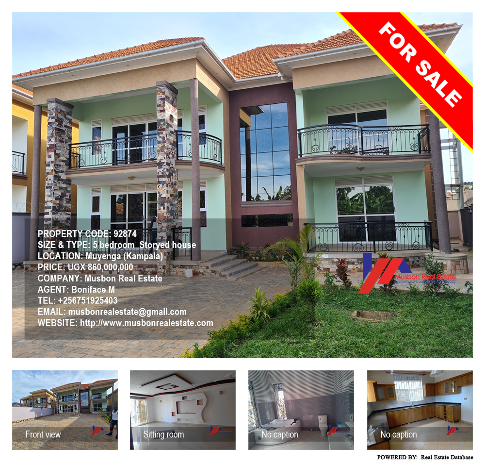 5 bedroom Storeyed house  for sale in Muyenga Kampala Uganda, code: 92874