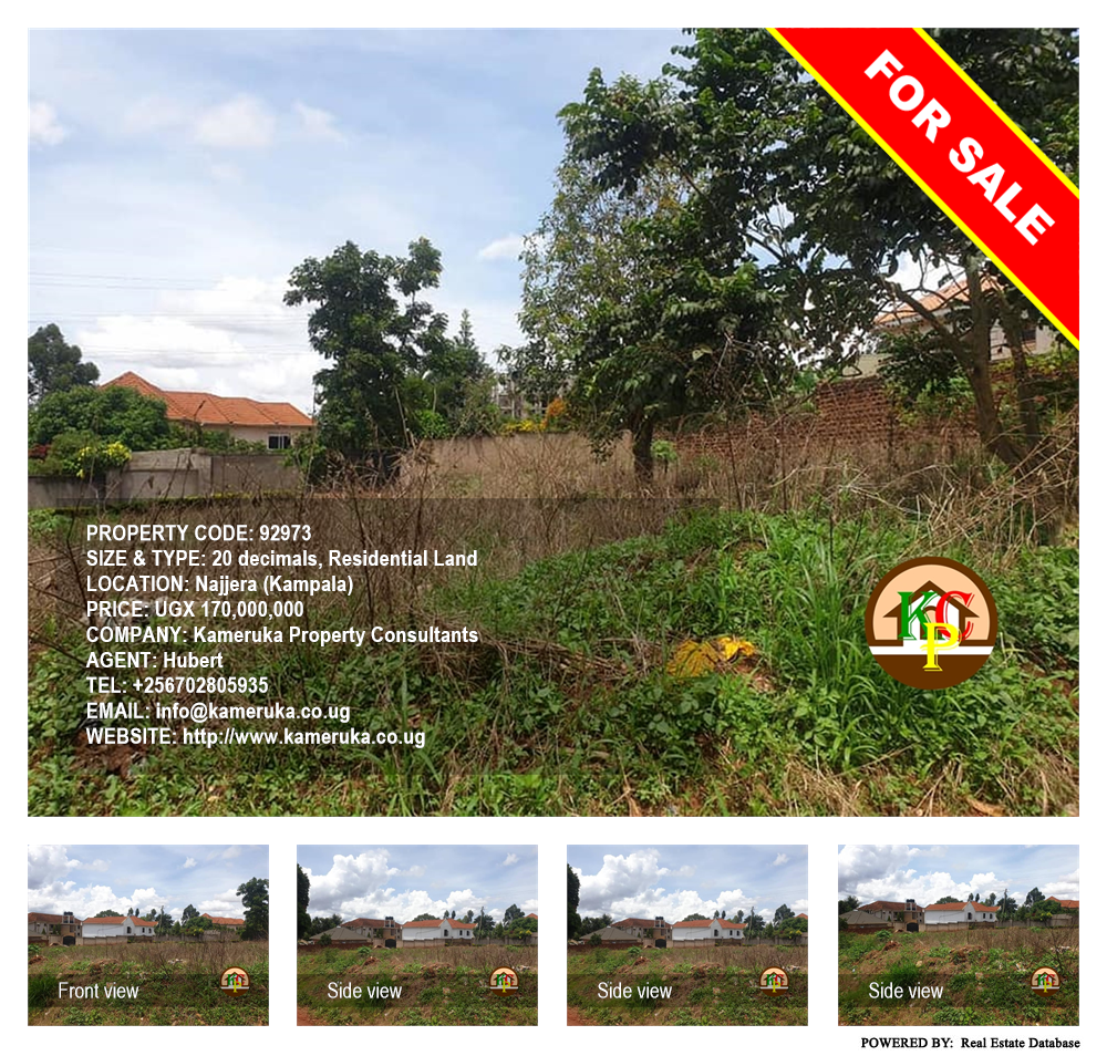 Residential Land  for sale in Najjera Kampala Uganda, code: 92973