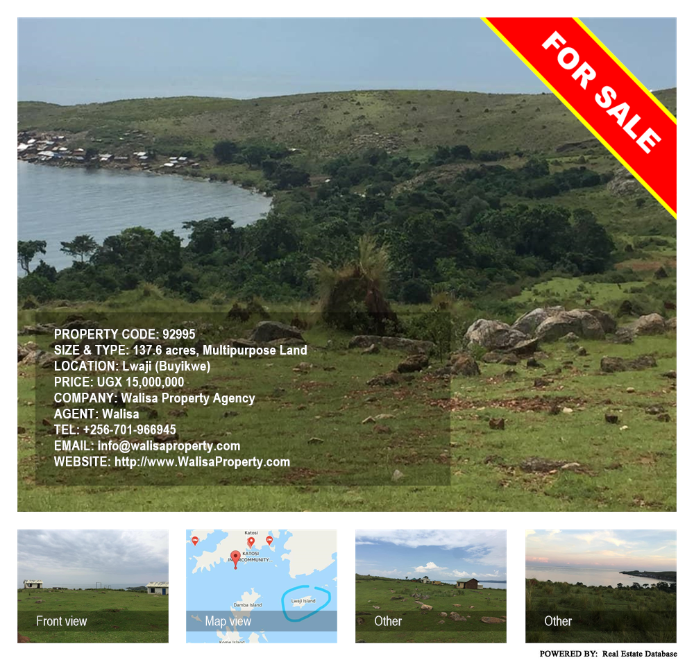 Multipurpose Land  for sale in Lwaji Buyikwe Uganda, code: 92995