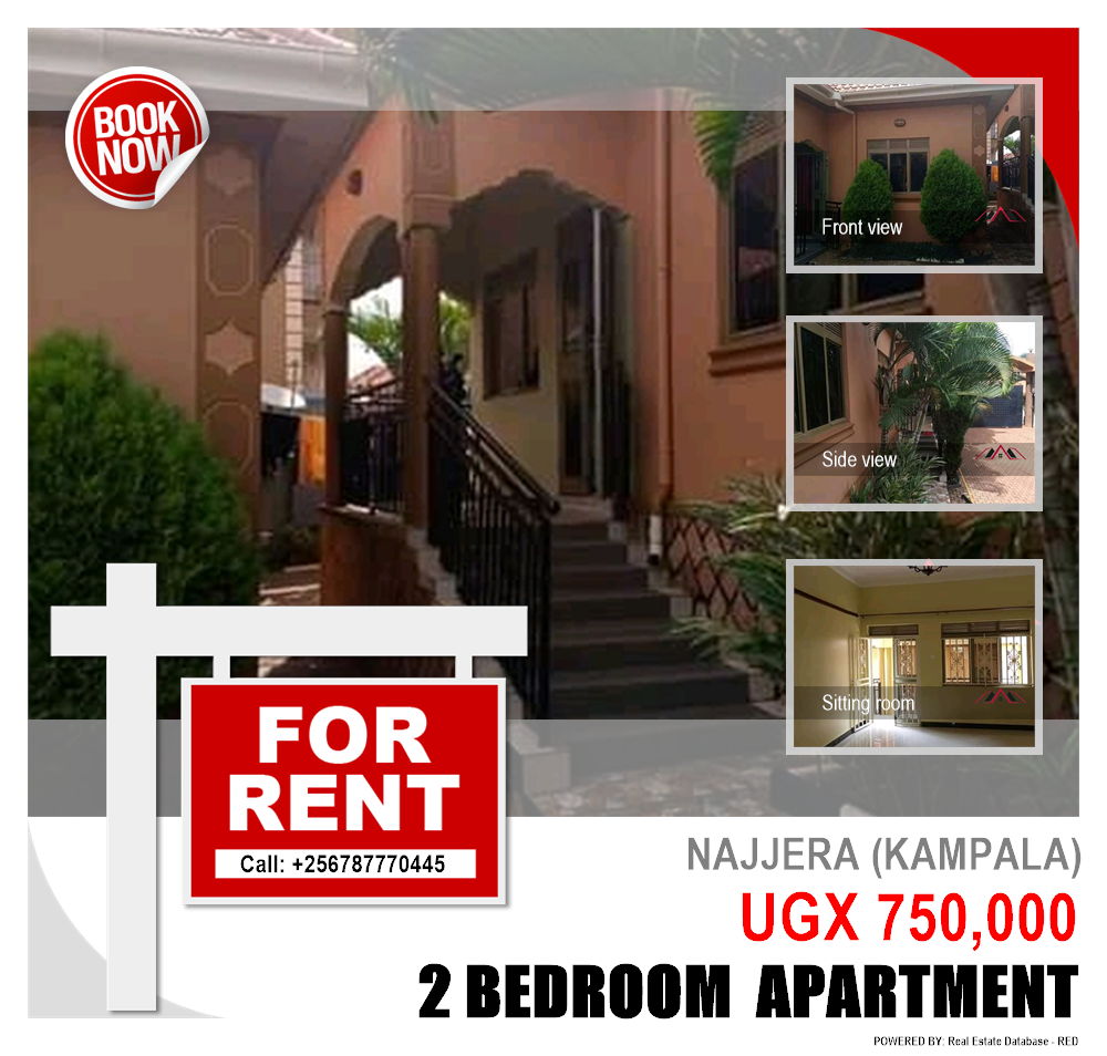 2 bedroom Apartment  for rent in Najjera Kampala Uganda, code: 93067