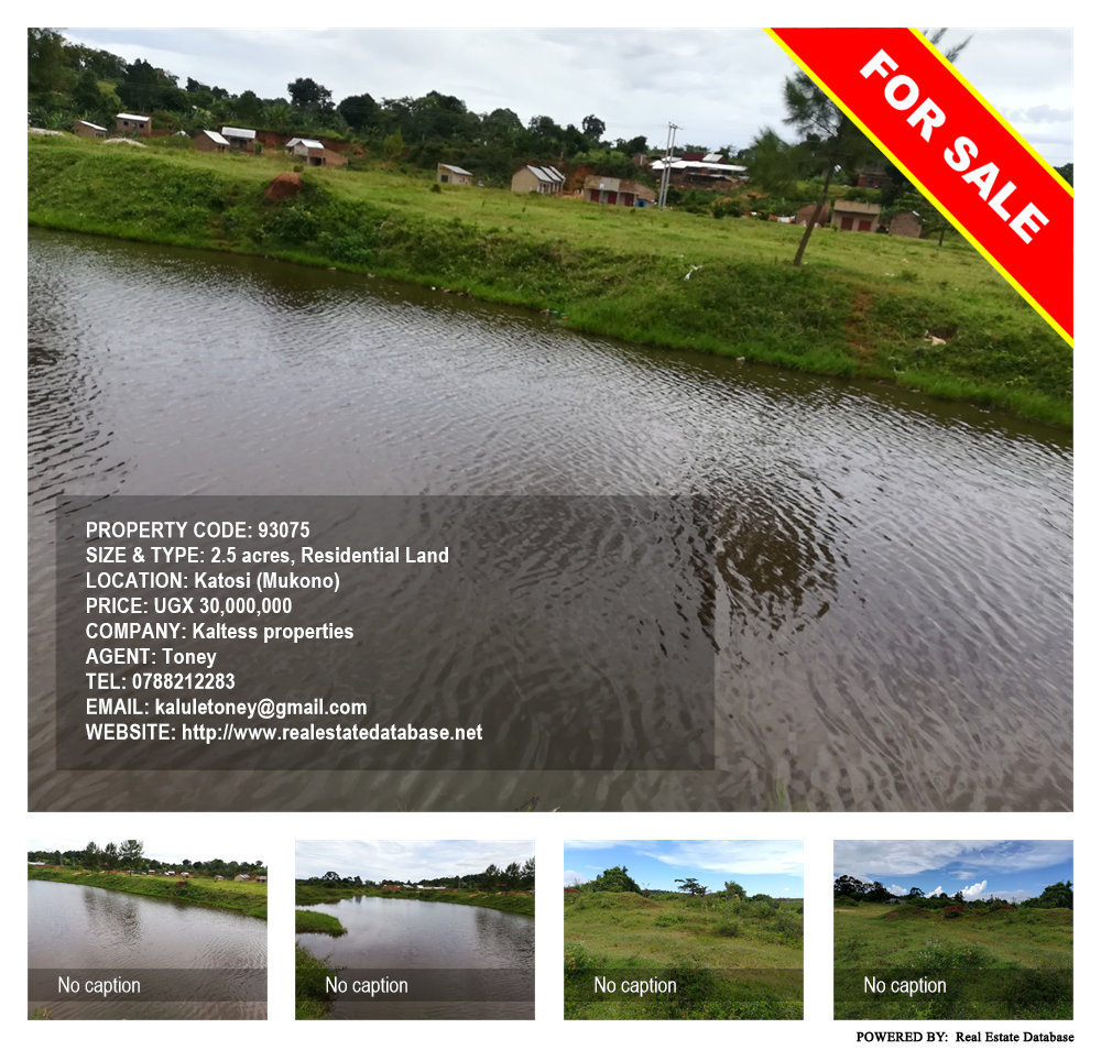 Residential Land  for sale in Katosi Mukono Uganda, code: 93075