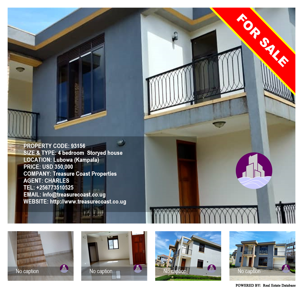 4 bedroom Storeyed house  for sale in Lubowa Kampala Uganda, code: 93156