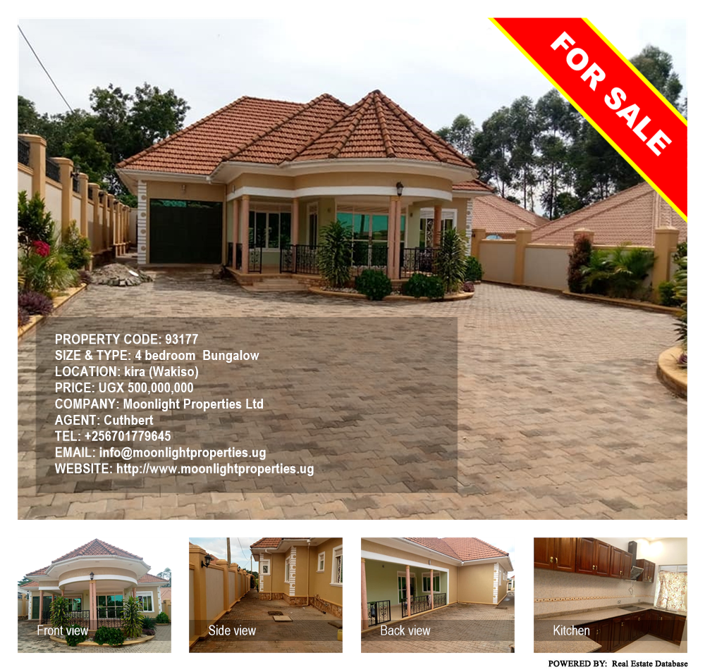 4 bedroom Bungalow  for sale in Kira Wakiso Uganda, code: 93177