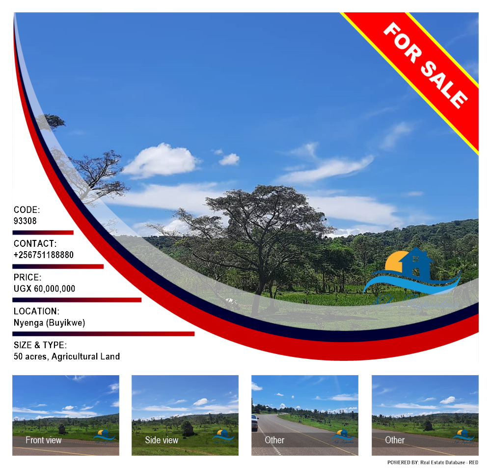 Agricultural Land  for sale in Nyenga Buyikwe Uganda, code: 93308