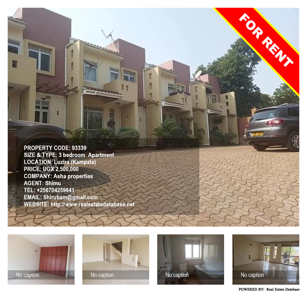 3 bedroom Apartment  for rent in Luzira Kampala Uganda, code: 93339