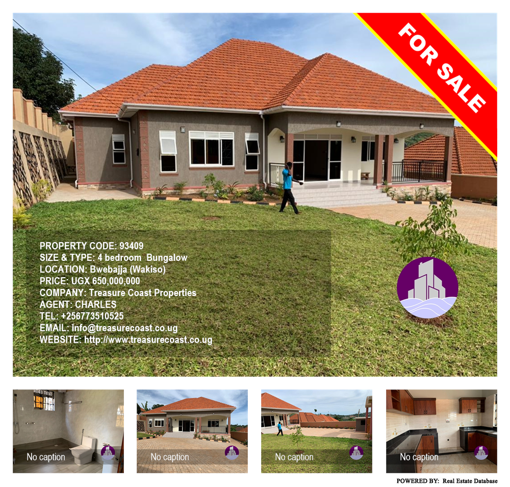 4 bedroom Bungalow  for sale in Bwebajja Wakiso Uganda, code: 93409