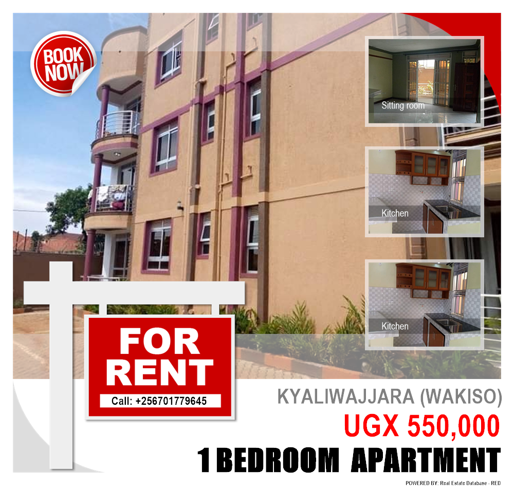 1 bedroom Apartment  for rent in Kyaliwajjala Wakiso Uganda, code: 93464