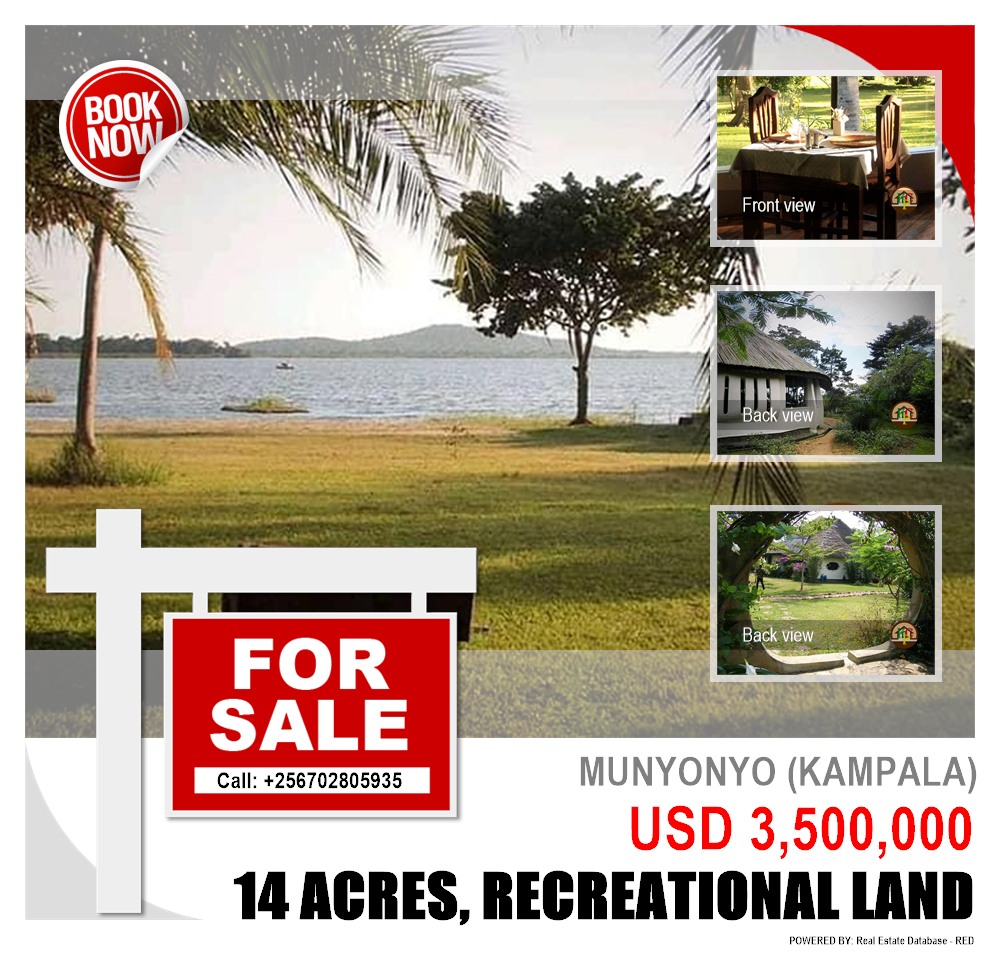 Recreational Land  for sale in Munyonyo Kampala Uganda, code: 93491