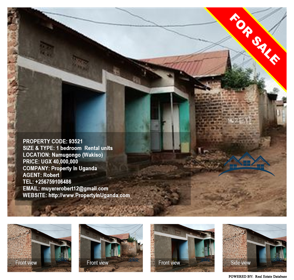 1 bedroom Rental units  for sale in Namugongo Wakiso Uganda, code: 93521