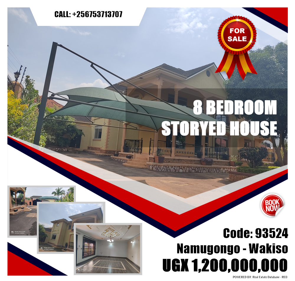 8 bedroom Storeyed house  for sale in Namugongo Wakiso Uganda, code: 93524