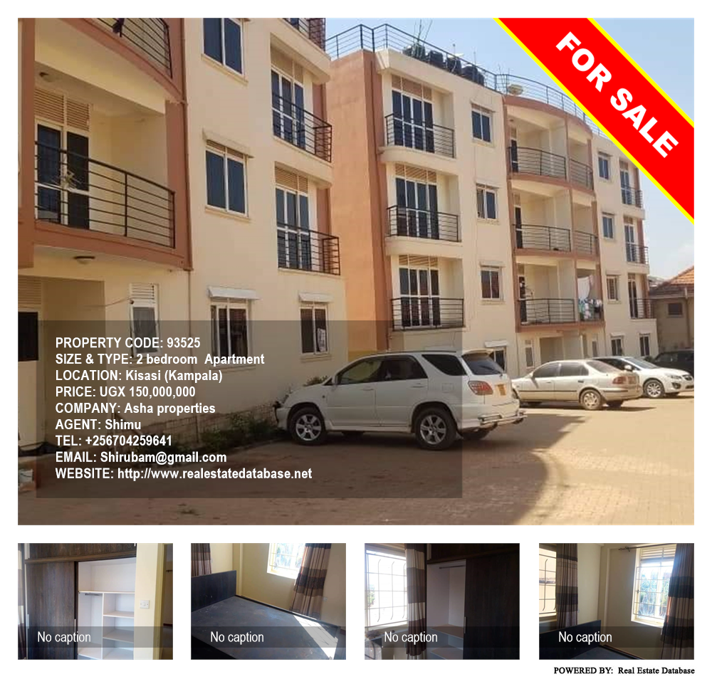 2 bedroom Apartment  for sale in Kisaasi Kampala Uganda, code: 93525