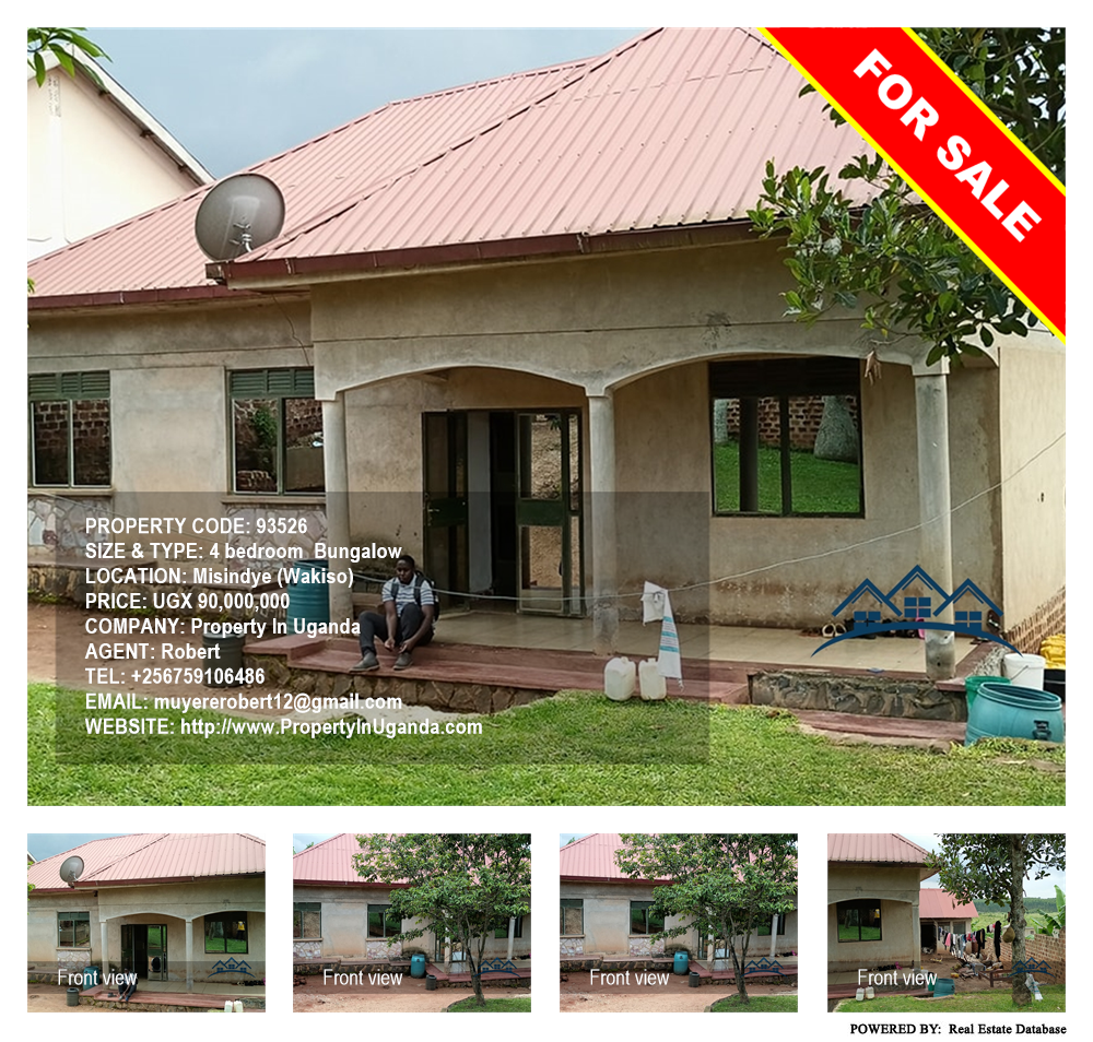 4 bedroom Bungalow  for sale in Misindye Wakiso Uganda, code: 93526