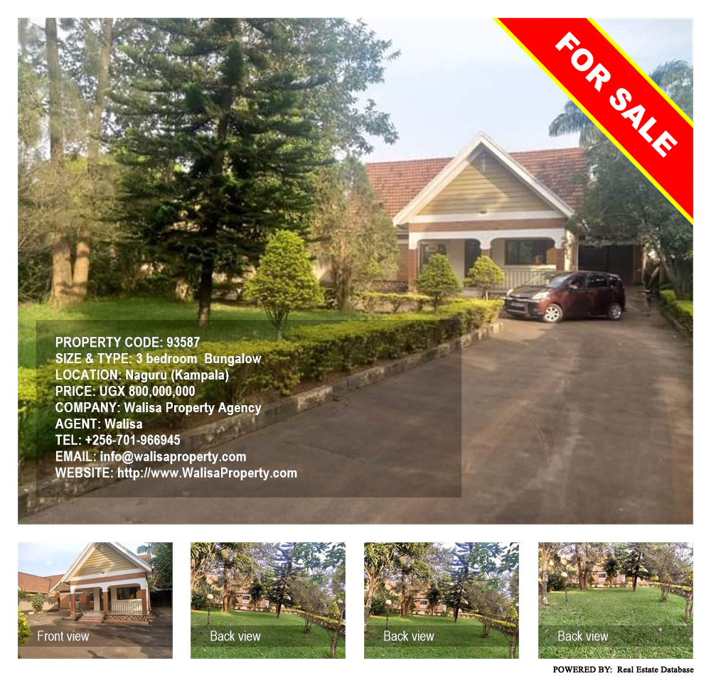 3 bedroom Bungalow  for sale in Naguru Kampala Uganda, code: 93587