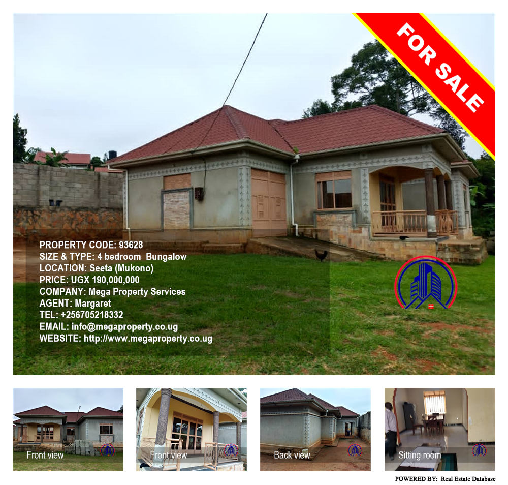 4 bedroom Bungalow  for sale in Seeta Mukono Uganda, code: 93628
