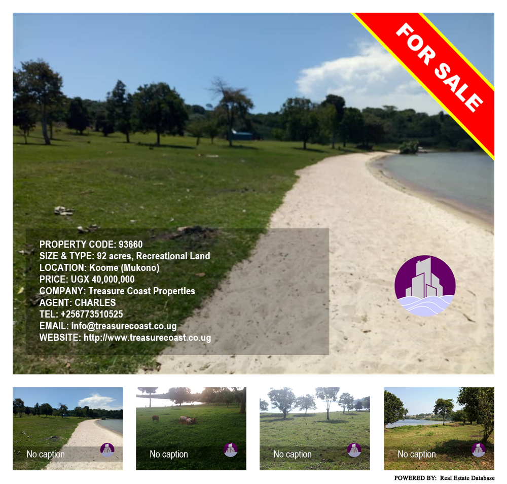 Recreational Land  for sale in Koome Mukono Uganda, code: 93660