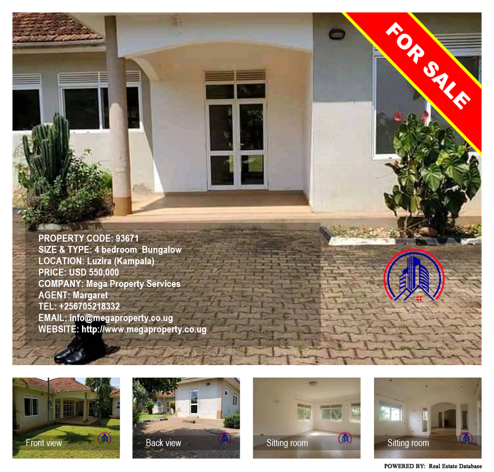 4 bedroom Bungalow  for sale in Luzira Kampala Uganda, code: 93671