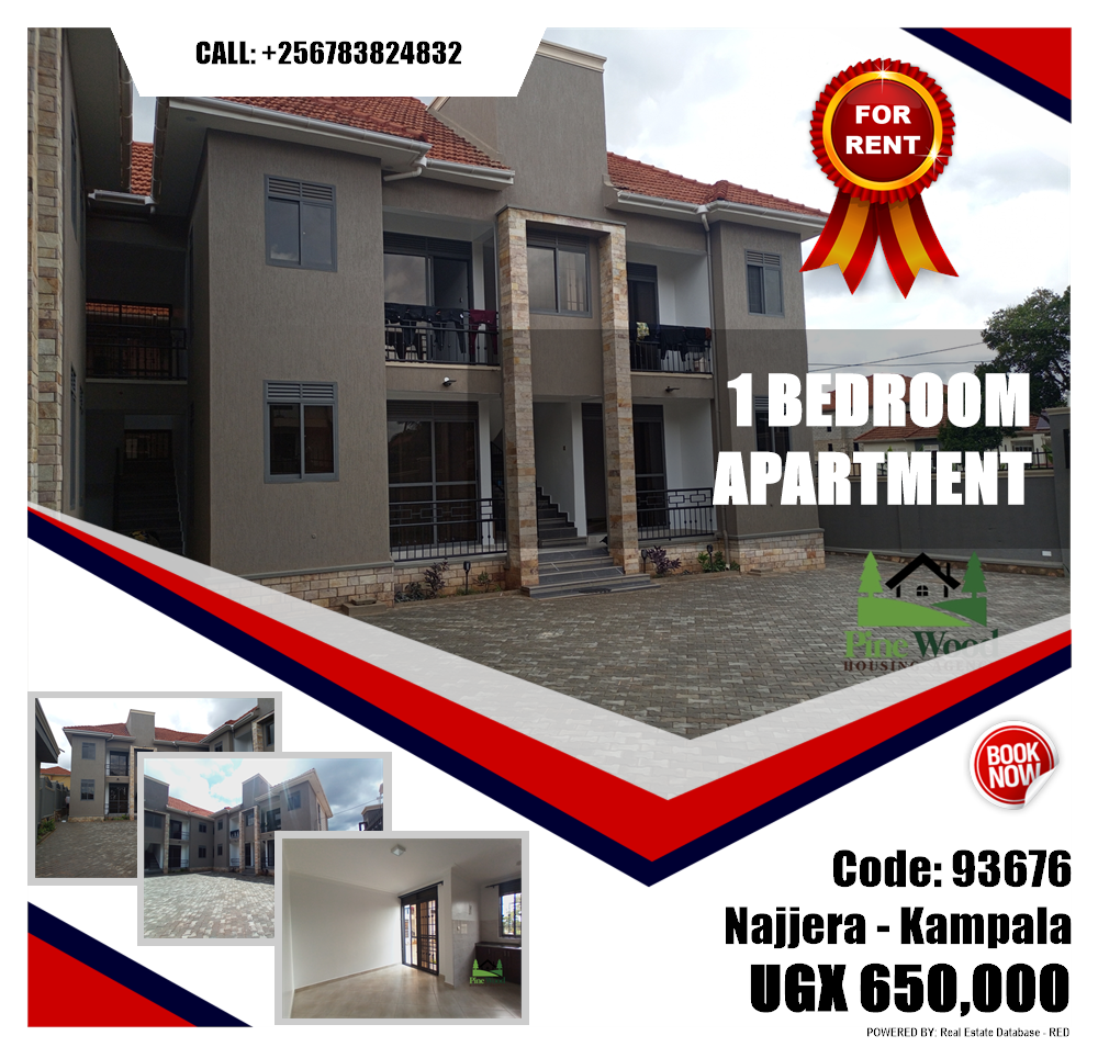 1 bedroom Apartment  for rent in Najjera Kampala Uganda, code: 93676