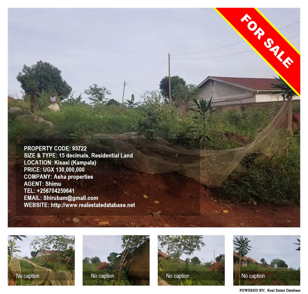 Residential Land  for sale in Kisaasi Kampala Uganda, code: 93722