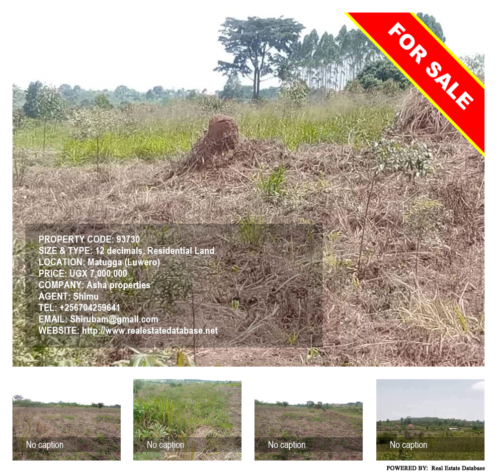 Residential Land  for sale in Matugga Luweero Uganda, code: 93730