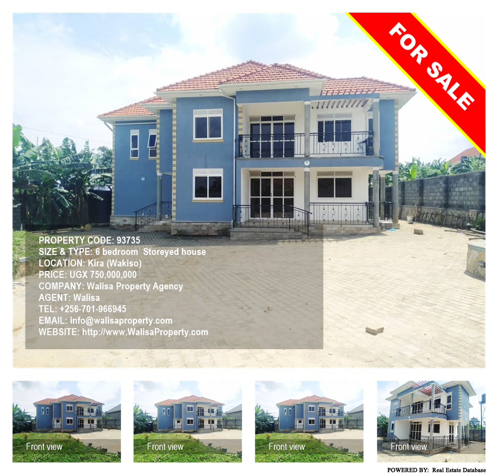 6 bedroom Storeyed house  for sale in Kira Wakiso Uganda, code: 93735