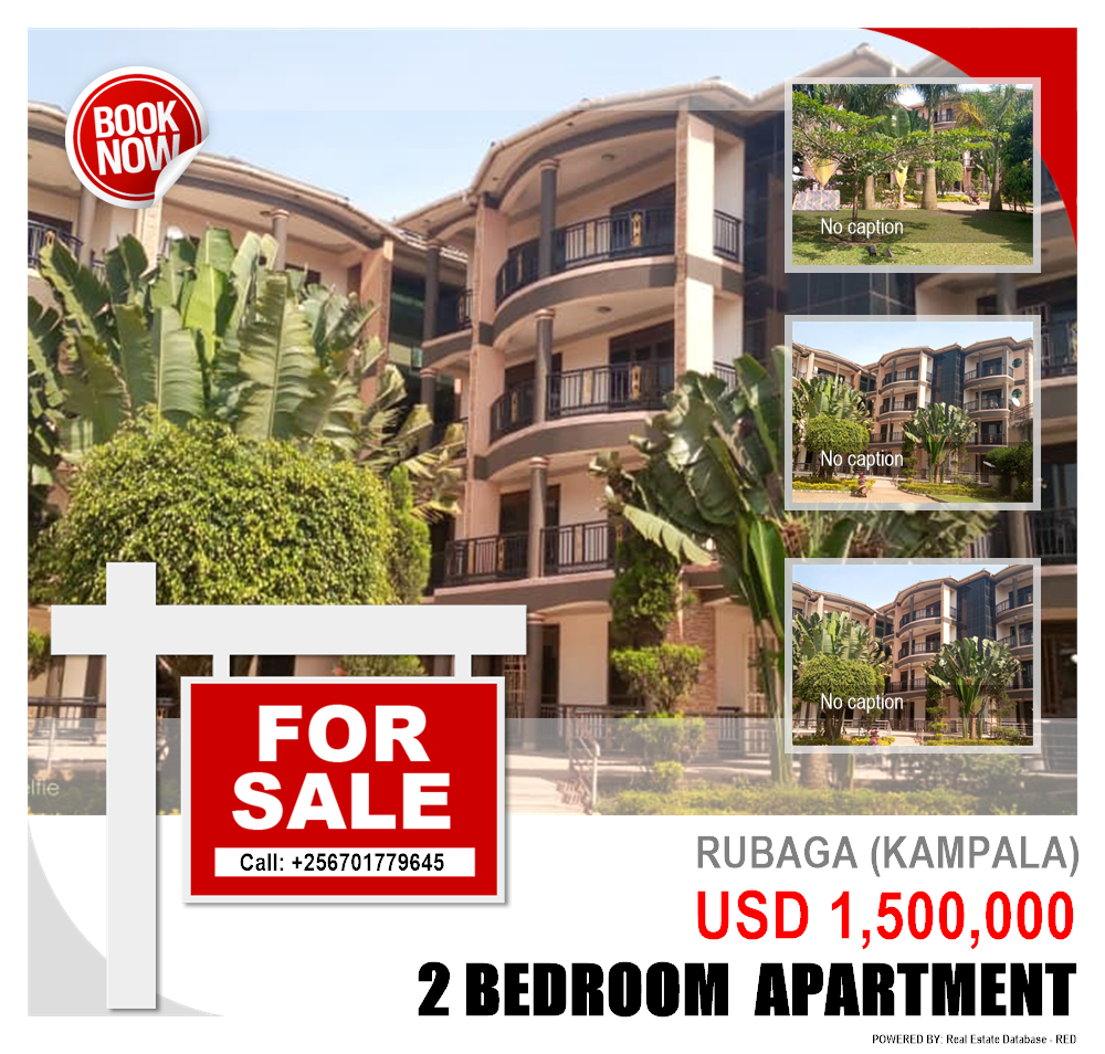 2 bedroom Apartment  for sale in Rubaga Kampala Uganda, code: 93740